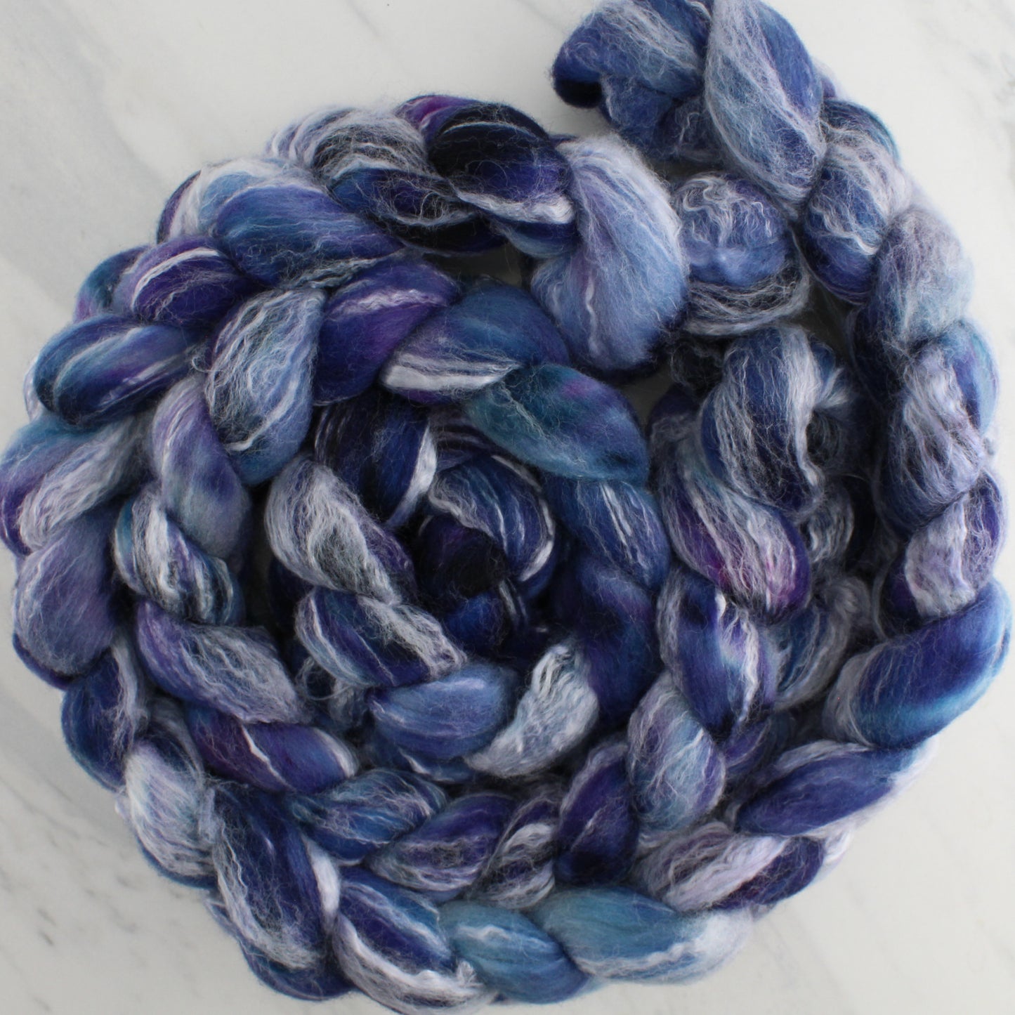 OCEAN AT NIGHT Hand-Dyed Merino/Bamboo Top