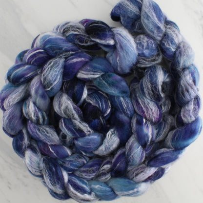 OCEAN AT NIGHT Hand-Dyed Merino/Bamboo Top