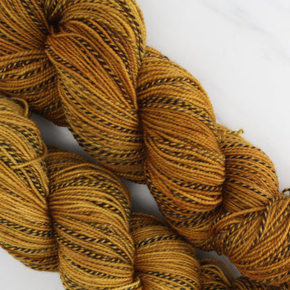 OCHRE Hand Dyed on Stained Glass Sock - Semi-Solid Yarn