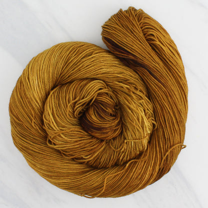 OCHRE Hand-Dyed Yarn on Sock Perfection