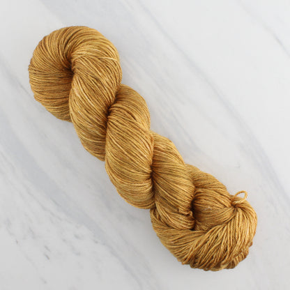 OCHRE Hand Dyed on So Silky Fingering - Semi-Solid Colorway