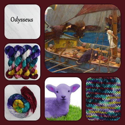 Odyssey Collection - ODYSSEUS - Yarn Dyed to Order - Block Variegated Colorway