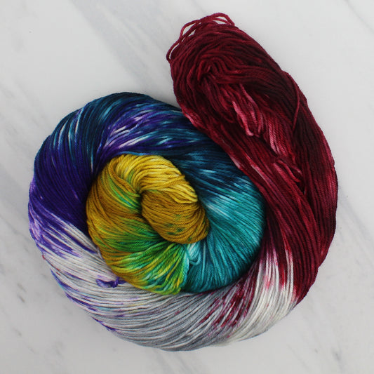 ODYSSEUS Hand Dyed on Sock Perfection - Block Variegated Yarn - Odyssey Collection