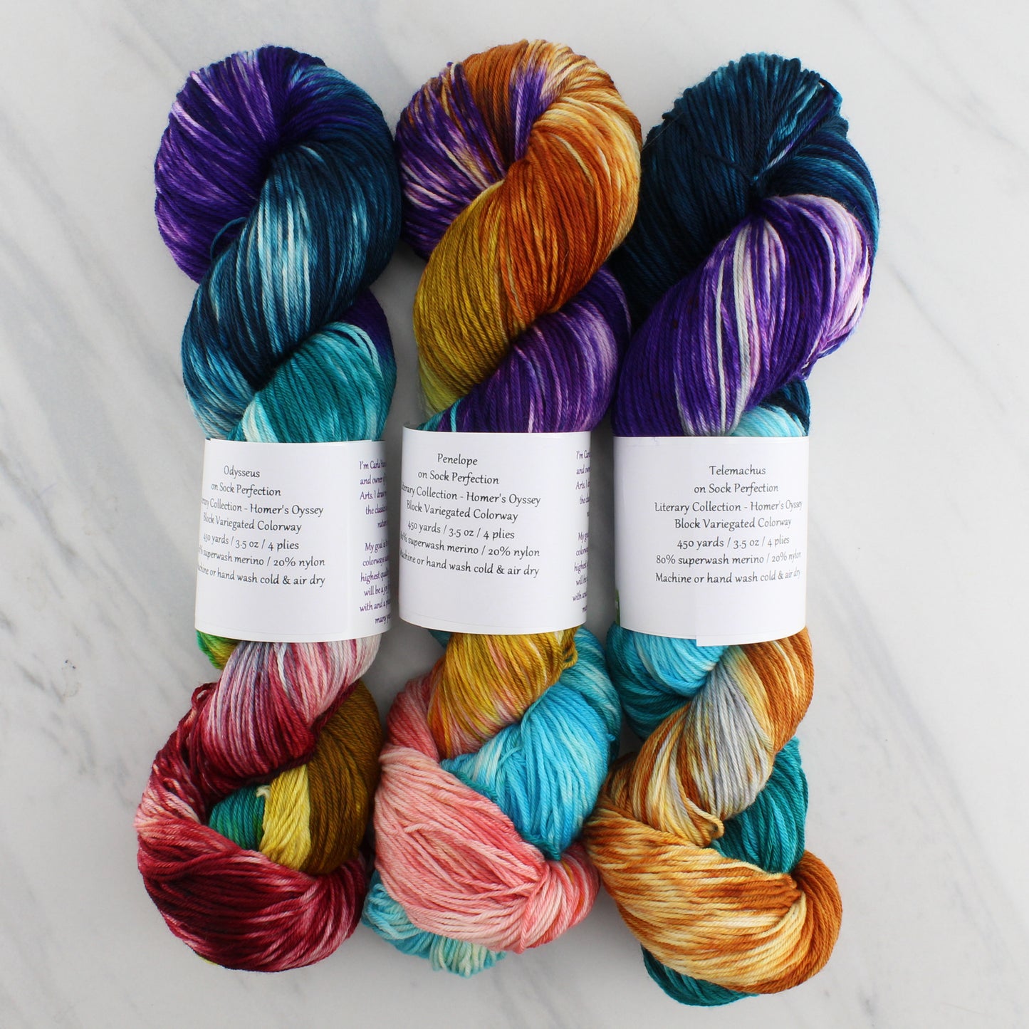 THREE-SKEIN SHAWL SETS - Dyed to Order