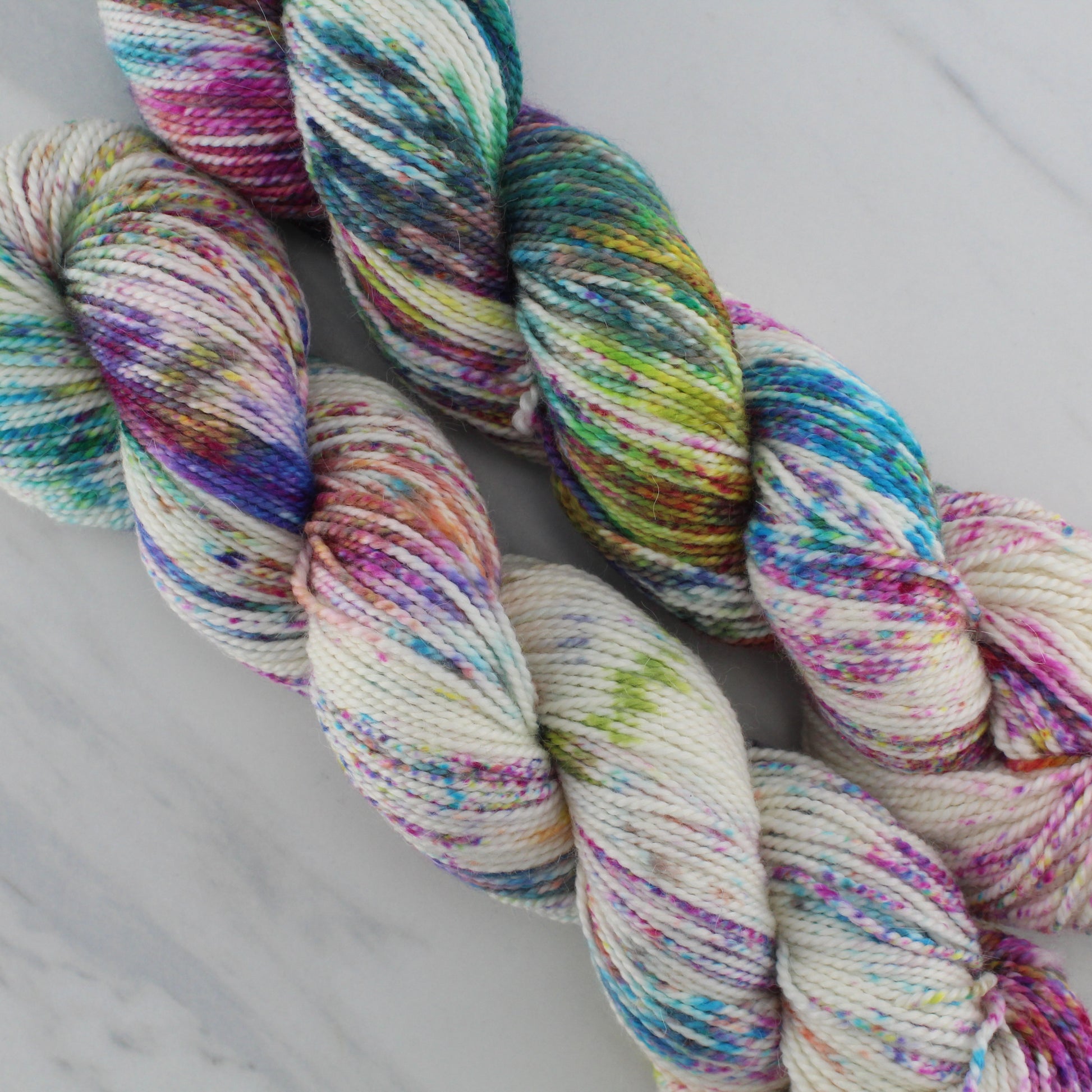 PARTY LIKE IT'S 2029 on Buttery Soft DK - Indie-Dyed Yarn - Purple Lamb