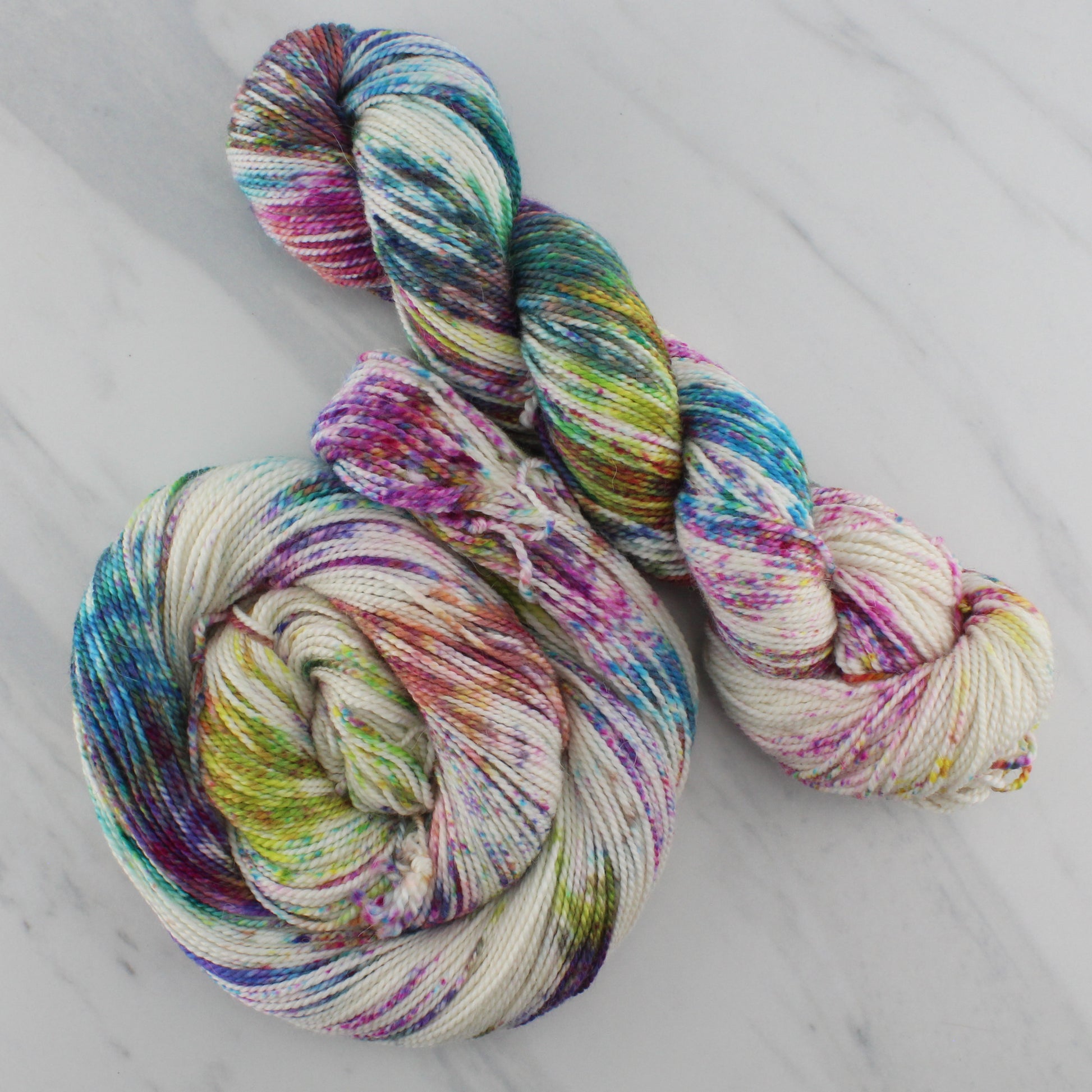 PARTY LIKE IT'S 2029 on Buttery Soft DK - Indie-Dyed Yarn - Purple Lamb