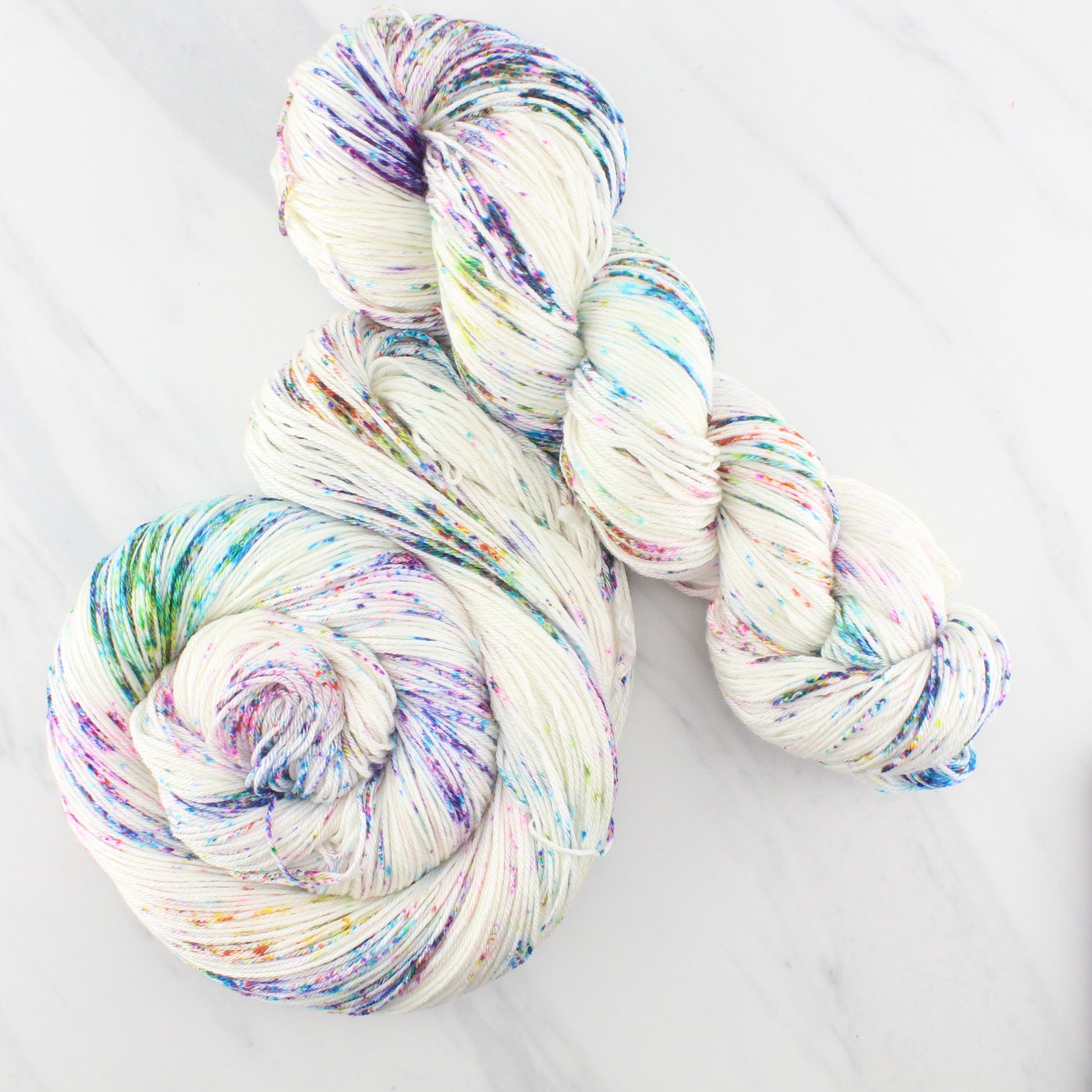 PARTY LIKE IT'S 2029 on So Silky Sock - Indie-Dyed Yarn - Purple Lamb