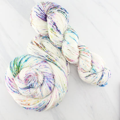 PARTY LIKE IT'S 2029 on So Silky Sock - Indie-Dyed Yarn - Purple Lamb