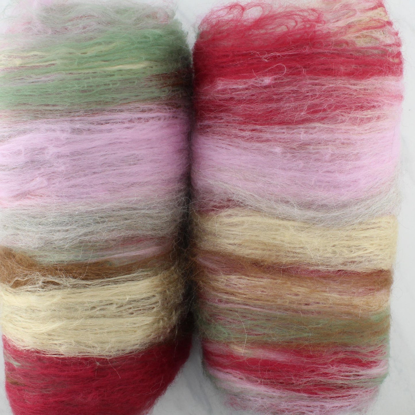 PEACH BLOSSOM Luxury Spinning Batts - Purple Lamb