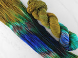PEACOCK FEATHERS on Sock Perfection