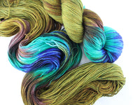 PEACOCK FEATHERS Hand-Dyed on Super Sport