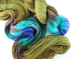 PEACOCK FEATHERS Hand-Dyed on Super Sport