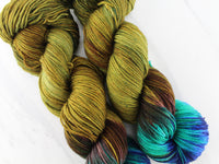 PEACOCK FEATHERS Hand-Dyed on Super Sport