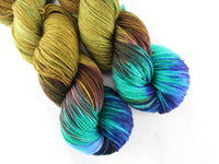PEACOCK FEATHERS Hand-Dyed on Super Sport