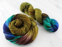 PEACOCK FEATHERS Hand-Dyed on Super Sport
