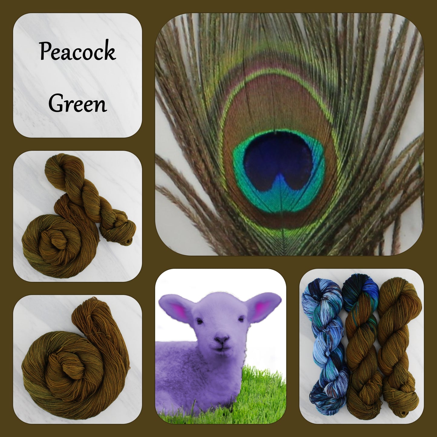 PEACOCK GREEN - Yarn Dyed to Order
