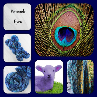 PEACOCK EYES - Yarn Dyed to Order