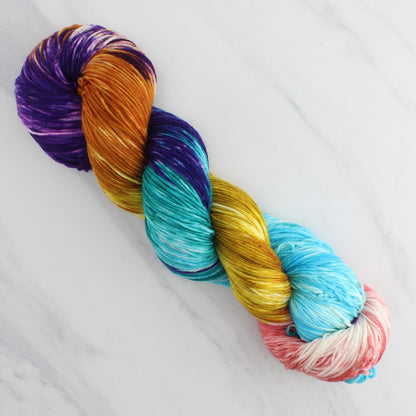 Odyssey Collection - PENELOPE Hand Dyed on Sock Perfection - Block Variegated Yarn