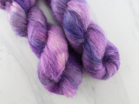 PHANTOM OF THE OPERA Indie-Dyed Yarn on Suri Lace Cloud