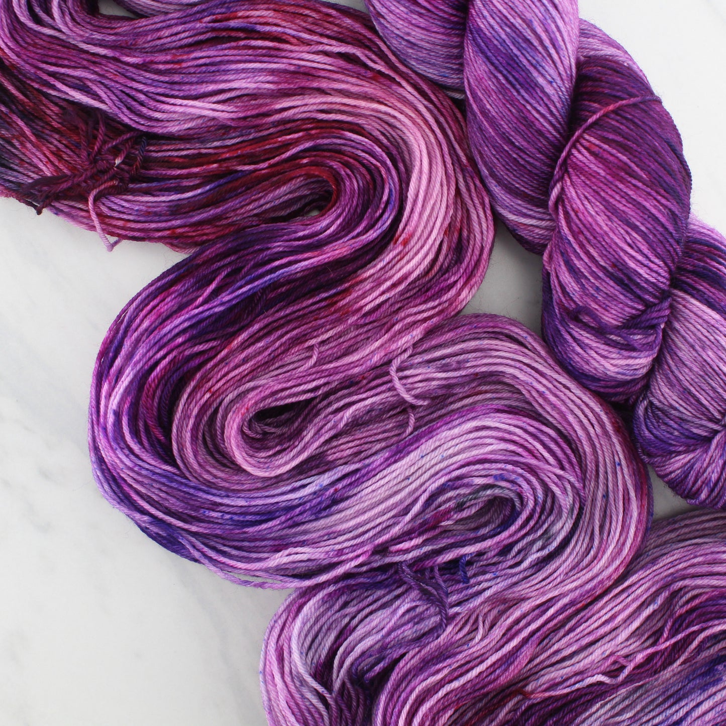 PHANTOM OF THE OPERA Hand-Dyed Yarn on Sock Perfection - Purple Lamb