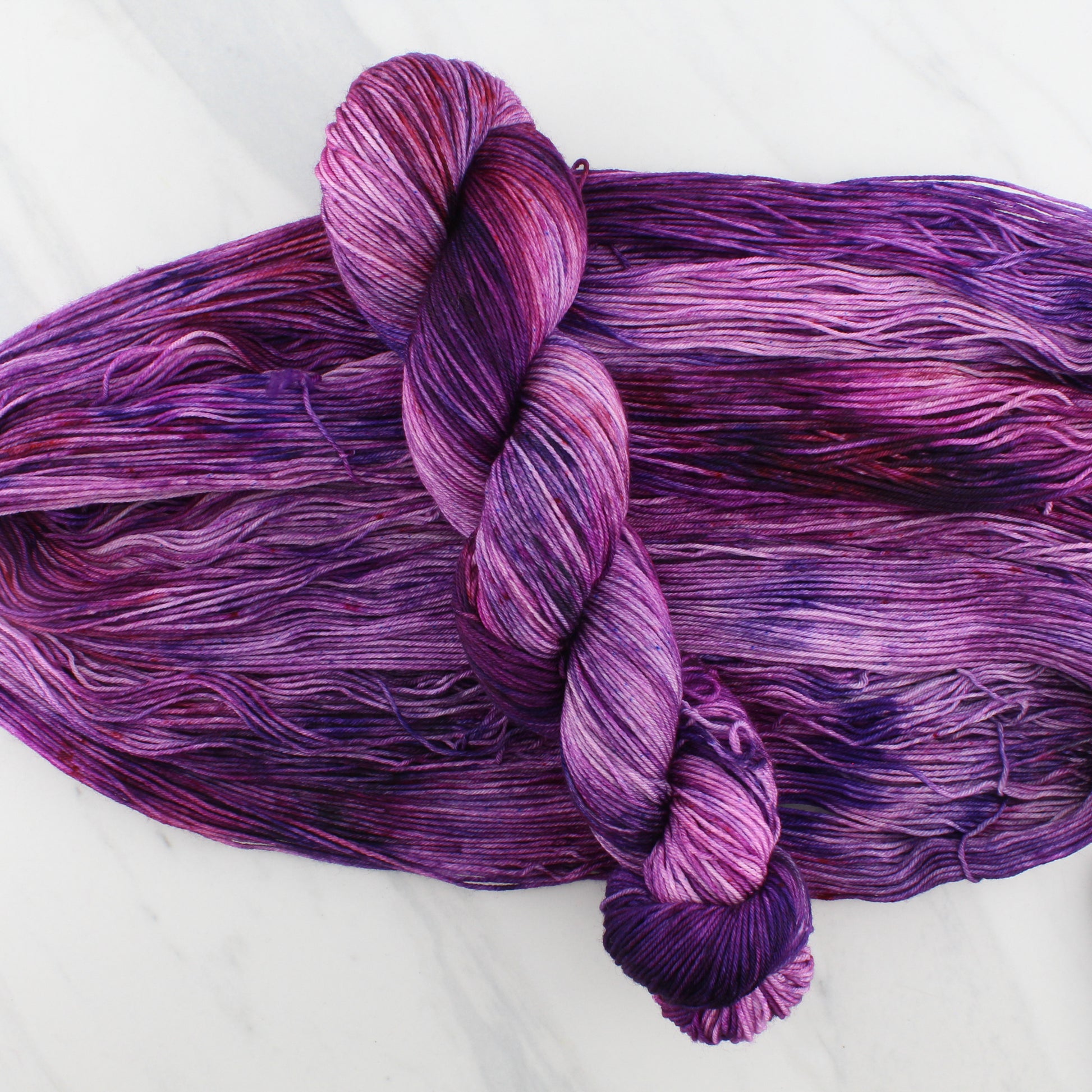 PHANTOM OF THE OPERA Hand-Dyed Yarn on Sock Perfection - Purple Lamb