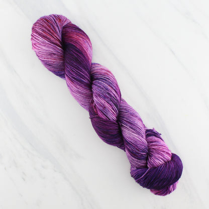 PHANTOM OF THE OPERA Hand-Dyed Yarn on Sock Perfection - Purple Lamb