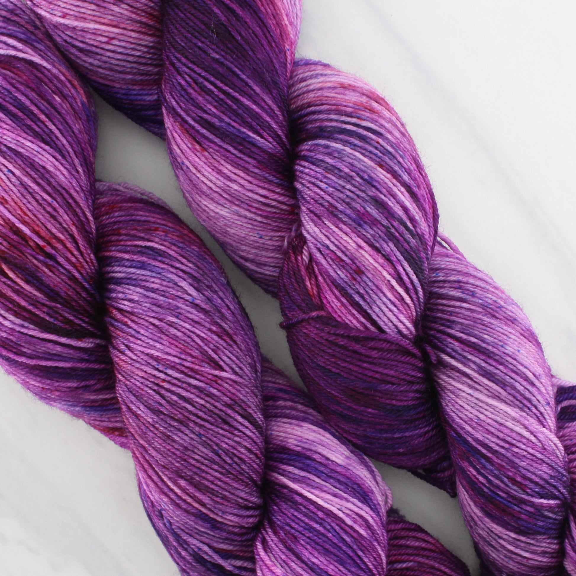 PHANTOM OF THE OPERA Hand-Dyed Yarn on Sock Perfection - Purple Lamb