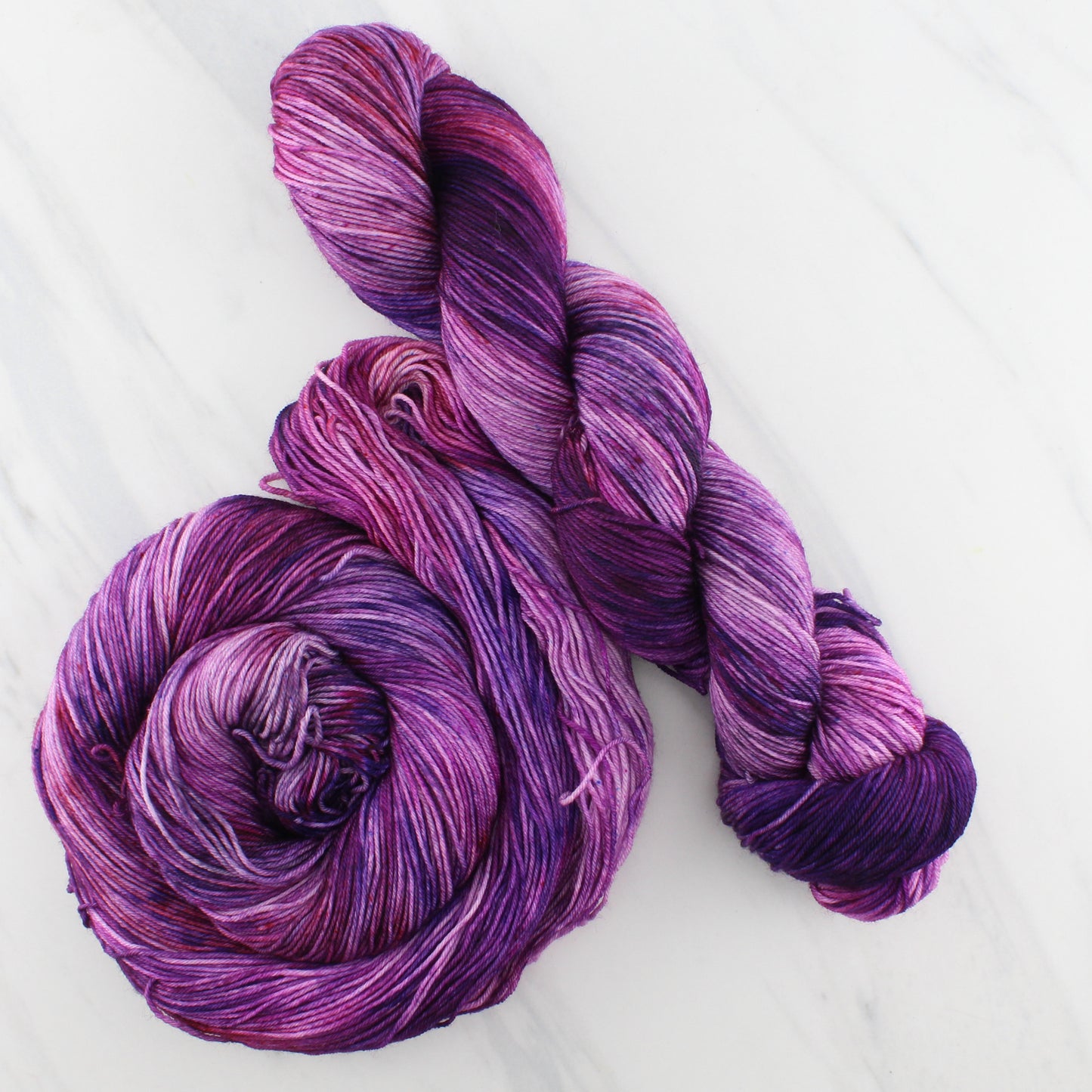 PHANTOM OF THE OPERA Hand-Dyed Yarn on Sock Perfection - Purple Lamb