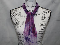 PHANTOM OF THE OPERA Hand-Dyed Silk Chiffon Scarf - 8 x 54 inches