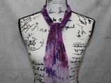 PHANTOM OF THE OPERA Hand-Dyed Silk Chiffon Scarf - 8 x 54 inches