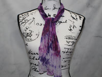 PHANTOM OF THE OPERA Hand-Dyed Silk Chiffon Scarf - 8 x 54 inches
