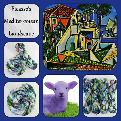 PICASSO'S MEDITERRANEAN LANDSCAPE - Yarn Dyed to Order