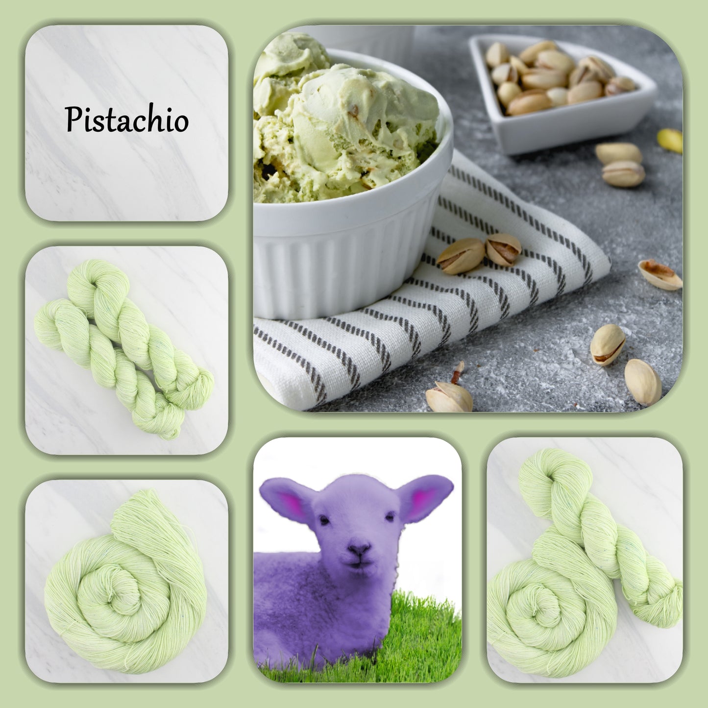 PISTACHIO - Yarn Dyed to Order