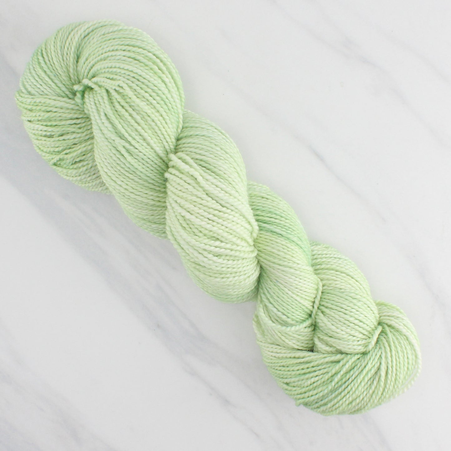 PISTACHIO Hand Dyed on Buttery Soft DK - Semi-Solid Colorway