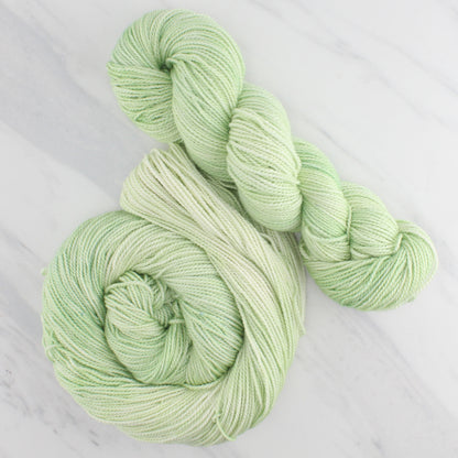 PISTACHIO Hand Dyed on Buttery Soft DK - Semi-Solid Colorway
