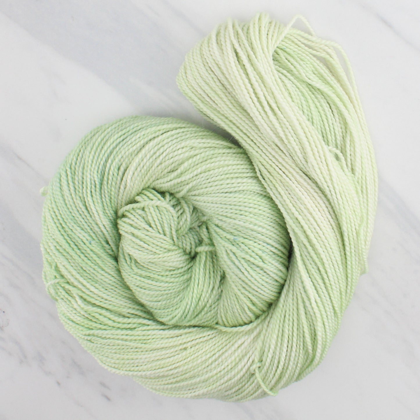 PISTACHIO Hand Dyed on Buttery Soft DK - Semi-Solid Colorway