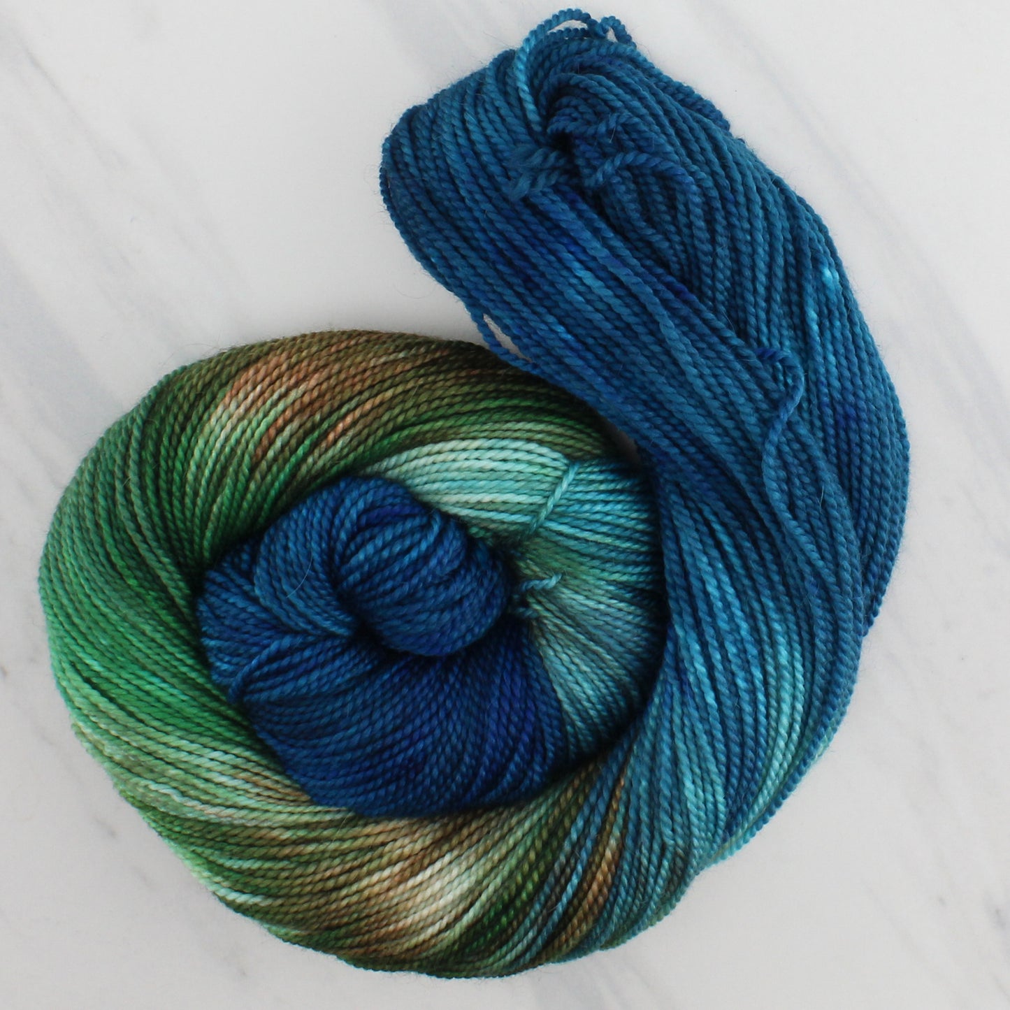 PLANET EARTH Hand Dyed on Buttery Soft DK - Block Variegated Yarn