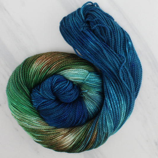 PLANET EARTH Hand Dyed on Buttery Soft DK - Block Variegated Yarn