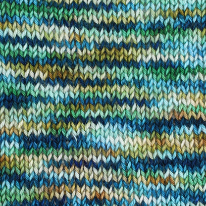 PLANET EARTH Hand Dyed on Sock Perfection - Block Variegated Palindrome Colorway