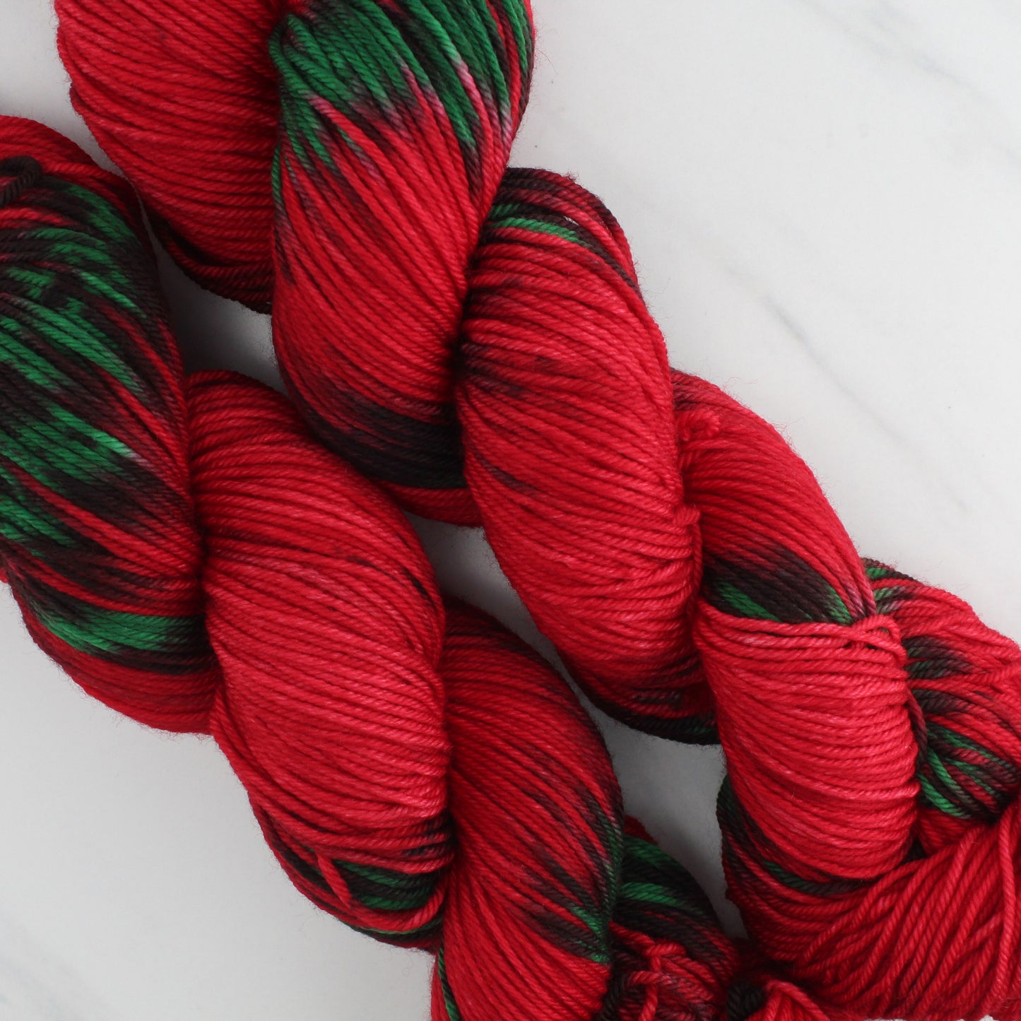 POINSETTIA Indie-Dyed Yarn on Squoosh DK - Ikat Colorway