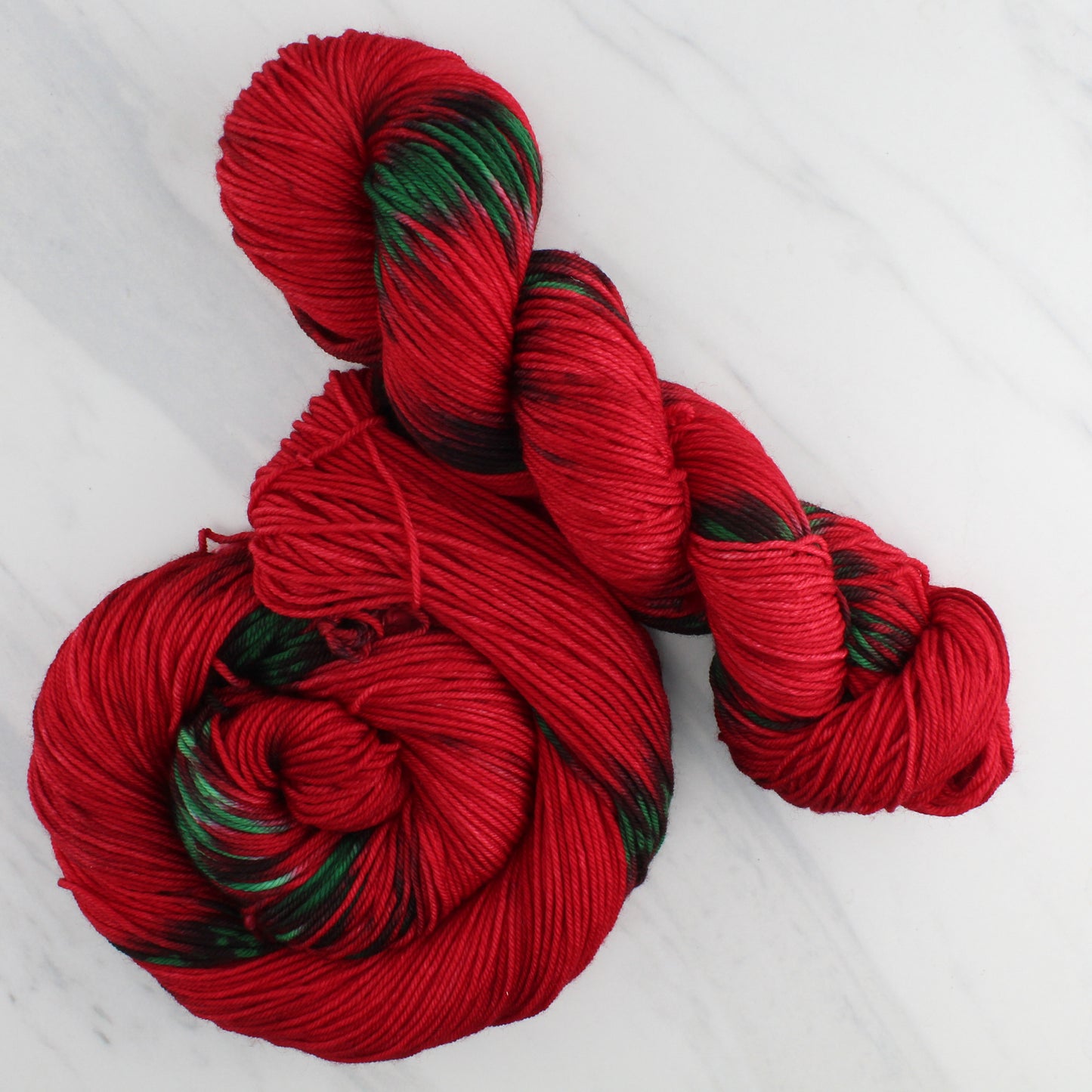 POINSETTIA Indie-Dyed Yarn on Squoosh DK - Ikat Colorway