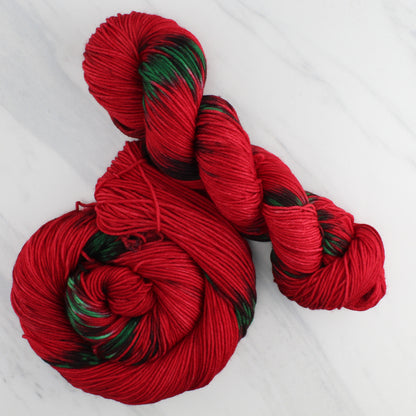 POINSETTIA Indie-Dyed Yarn on Squoosh DK - Ikat Colorway