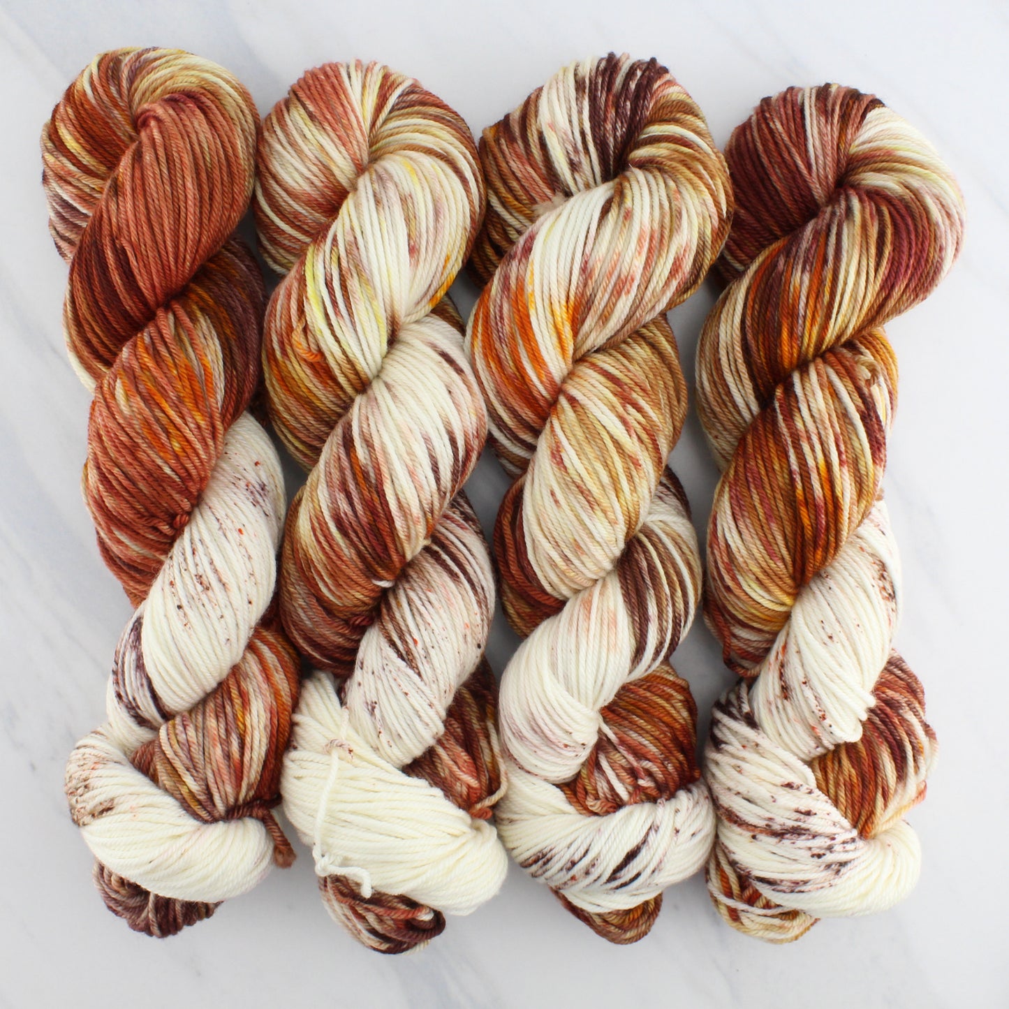 PUMPKIN SPICE LATTE on Squoosh DK - Assigned Pooling Colorway