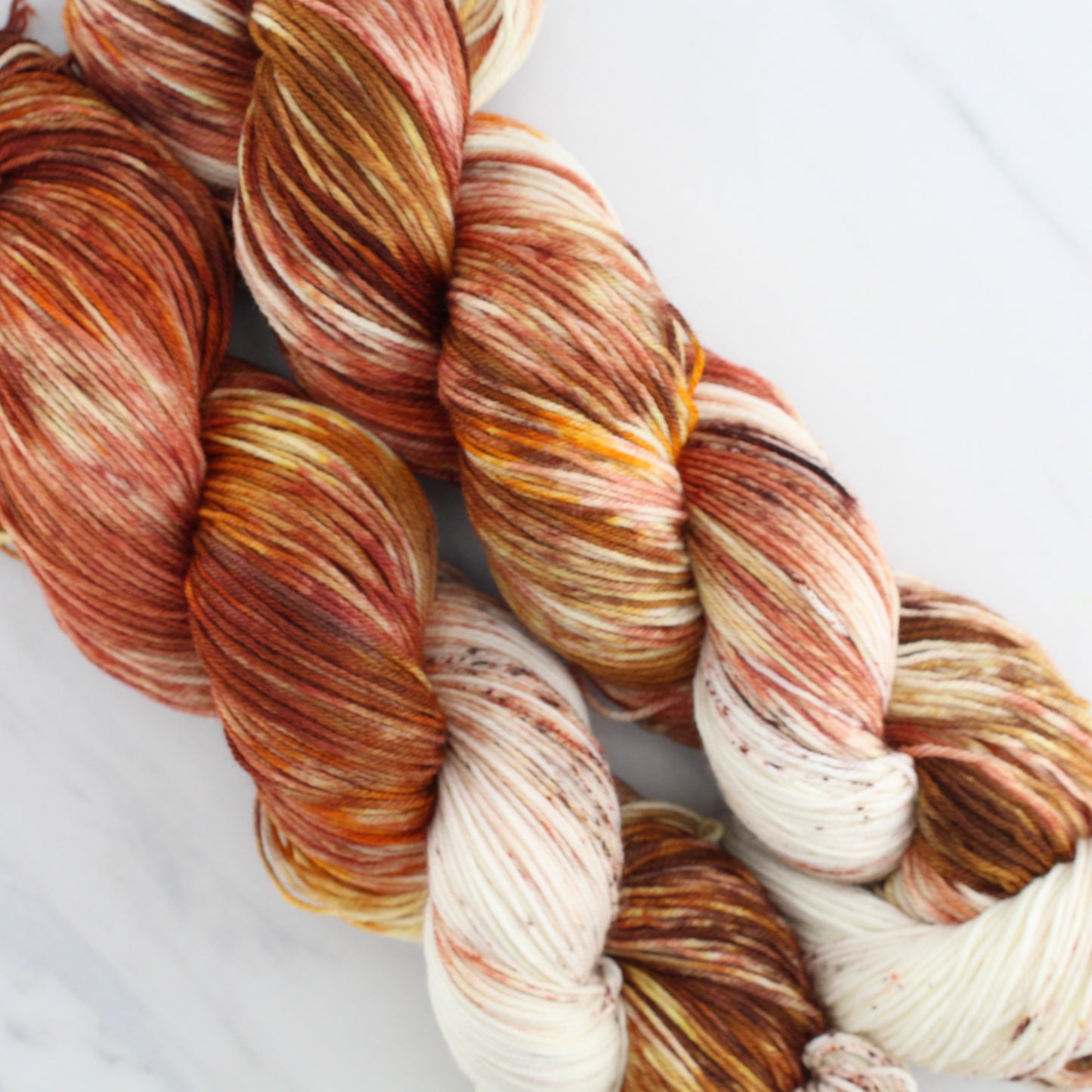 PUMPKIN SPICE LATTE on Sock Perfection - Assigned Pooling Colorway