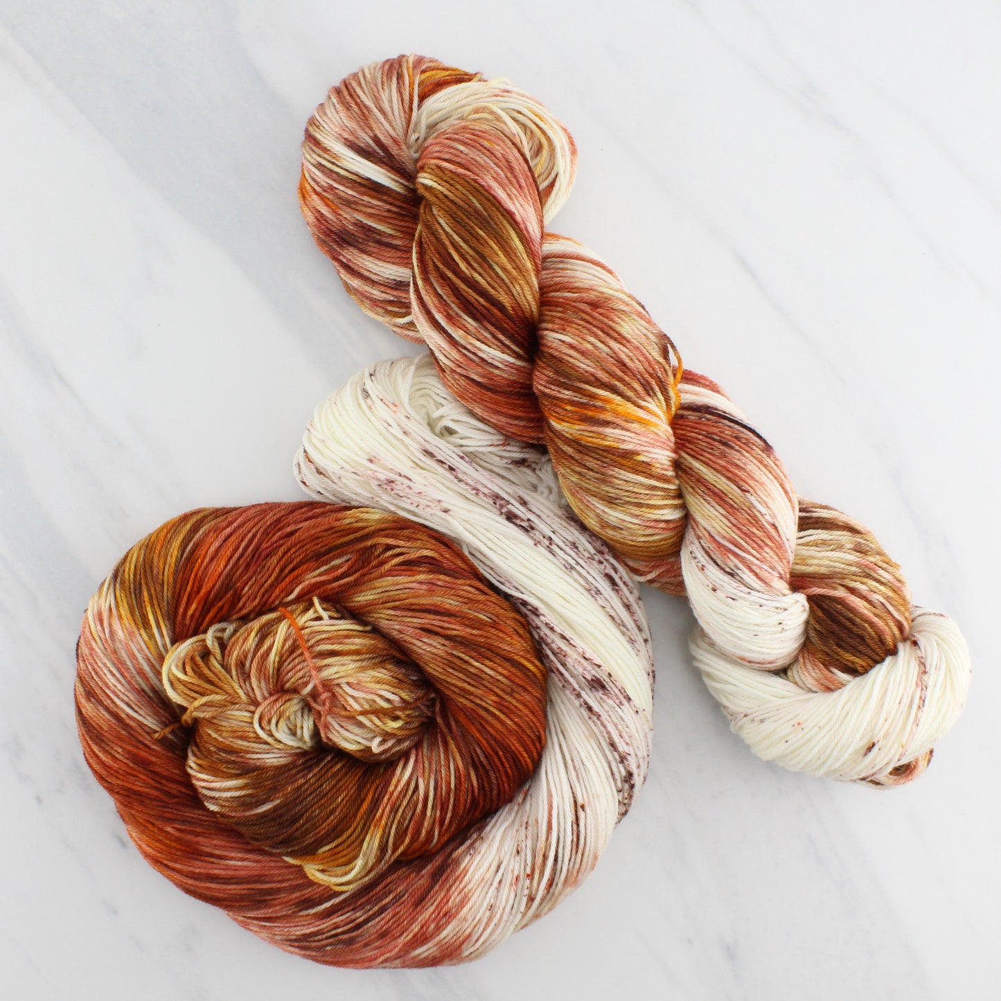 PUMPKIN SPICE LATTE on Sock Perfection - Assigned Pooling Colorway