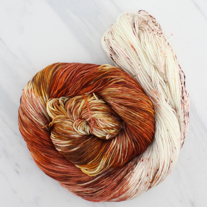 PUMPKIN SPICE LATTE on Sock Perfection - Assigned Pooling Colorway