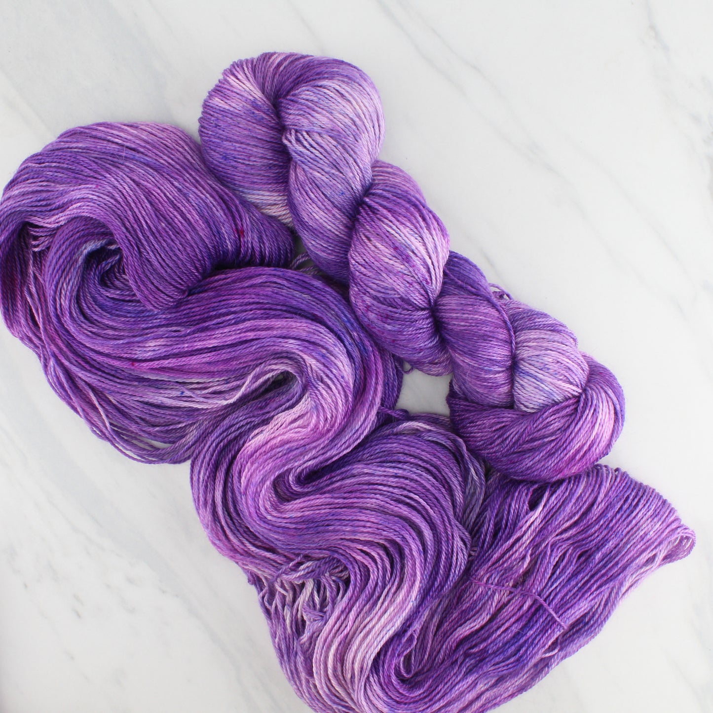 PURPLE DELIGHT on Dream Sock  - Hand-Dyed Yarn