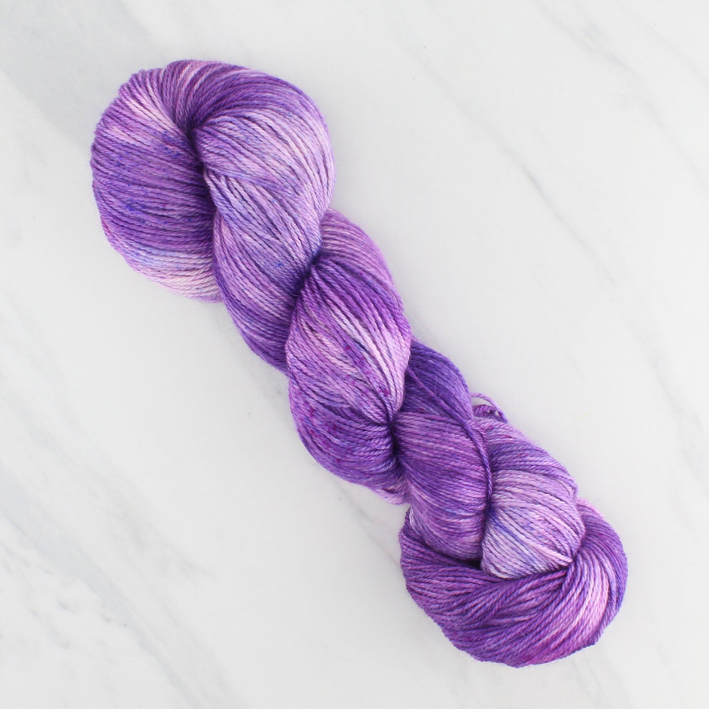 PURPLE DELIGHT on Dream Sock  - Hand-Dyed Yarn