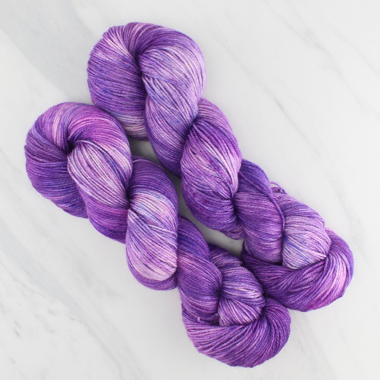 PURPLE DELIGHT on Dream Sock  - Hand-Dyed Yarn