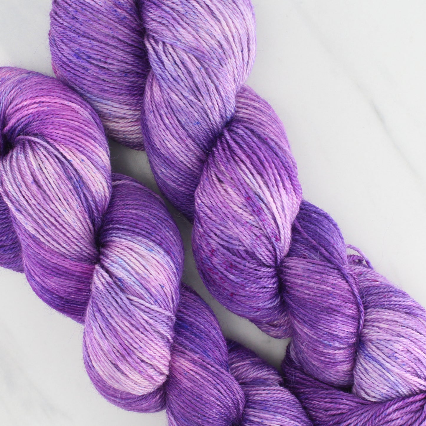 PURPLE DELIGHT on Dream Sock  - Hand-Dyed Yarn